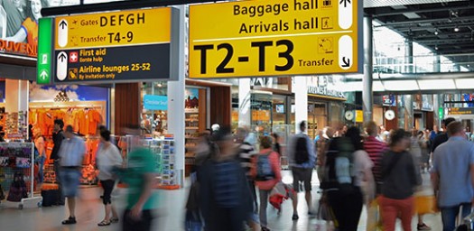 Los mejores aeropuertos de Europa son muy transitados.