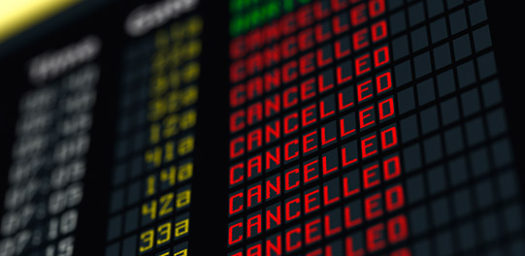 Cancelación de vuelos