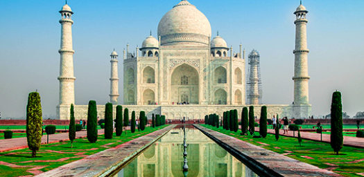 Monumento Taj Mahal en India