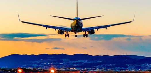 Avión en despegue