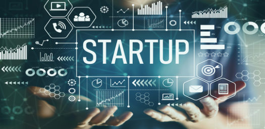 Startup with young man