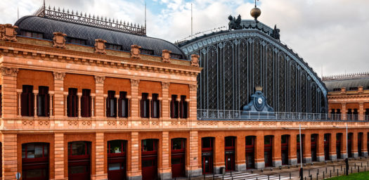 Vista exterior de la estación de Atocha en Madrid